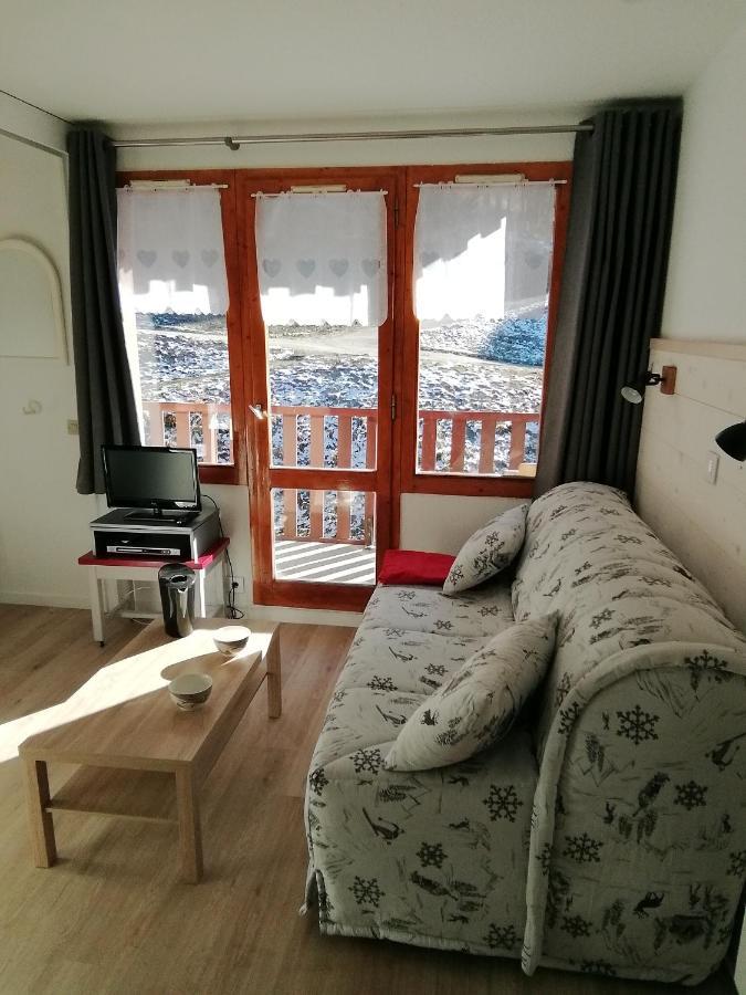 La Plagne Les Coches Studio Divisible Ensoleille Dış mekan fotoğraf