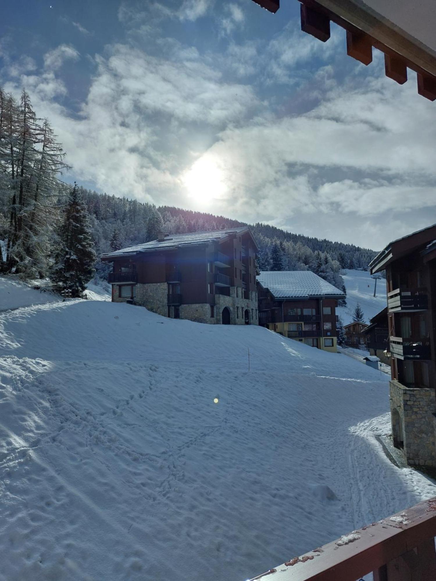 La Plagne Les Coches Studio Divisible Ensoleille Dış mekan fotoğraf